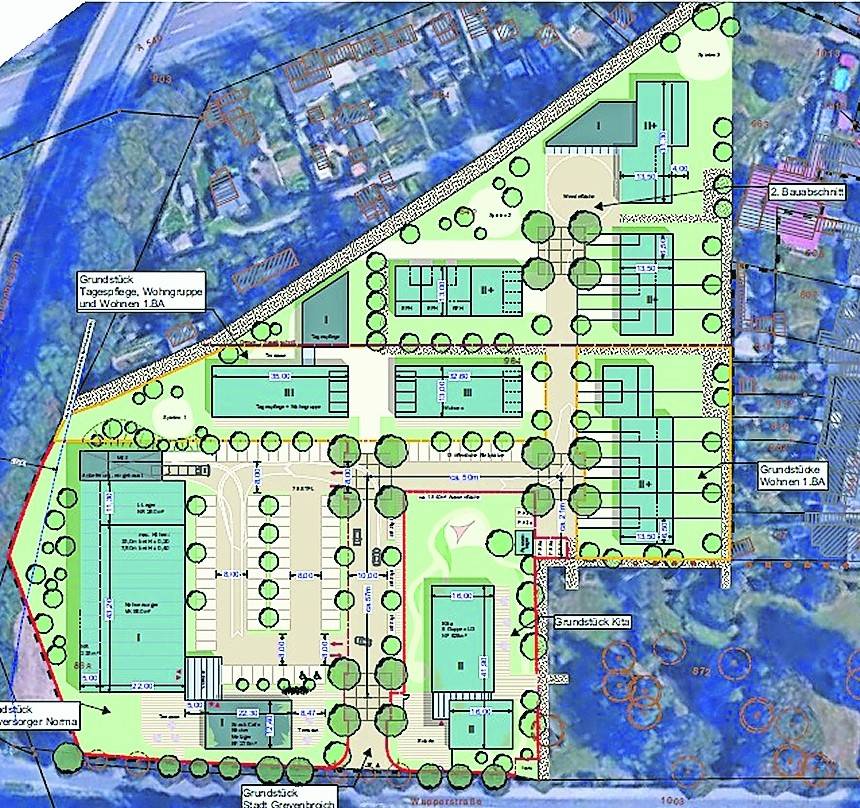  So stellen sich „Schmale Architekten“ das neue Entree für Neuenhausen vor.  