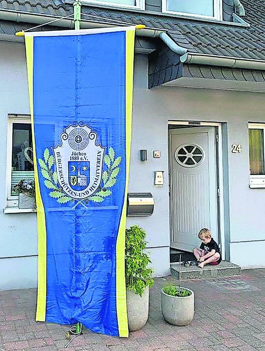  Ganz Jüchen soll am Wochenende die Fahnen hissen! 