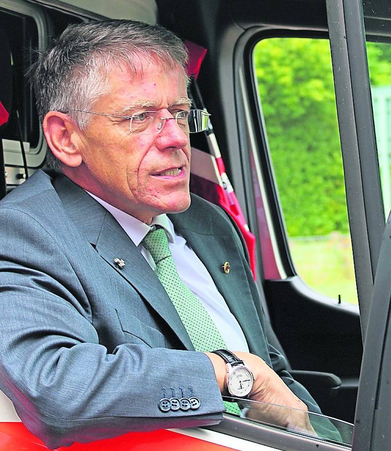  Hans-Jürgen Petrauschke will auch in den nächsten fünf Jahren das Steuer nicht aus der Hand geben.  