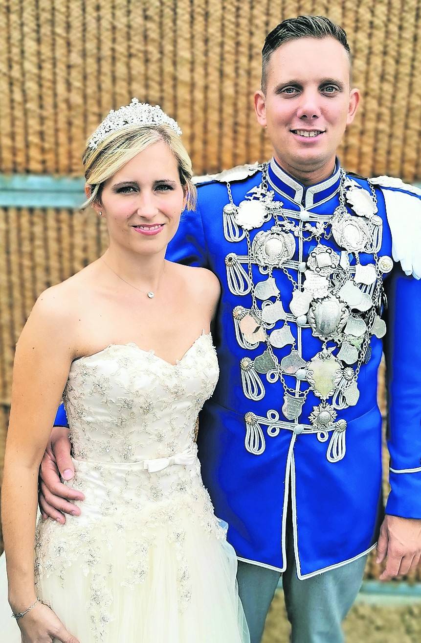  Marco und Julia Mehl bleiben während des „Corona-Nicht-Heimatfestes“ im Amt.  