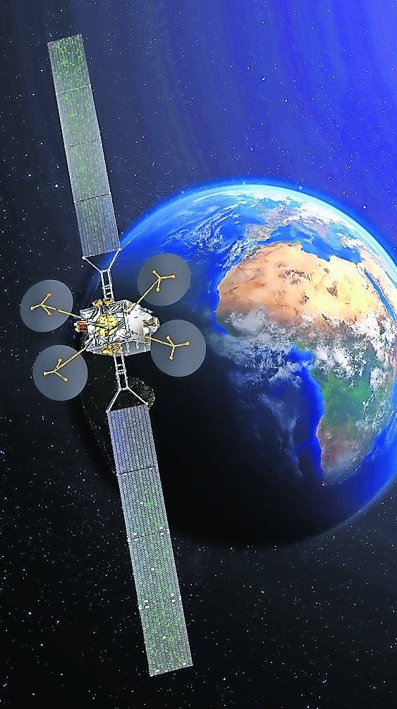  Der Satellit „Eutelsat Konnect“ soll den Gruissemern die Welt eröffnen. 