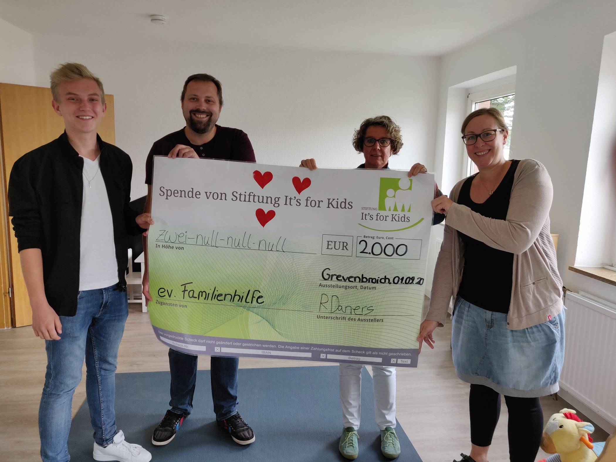  : Spende übergeben