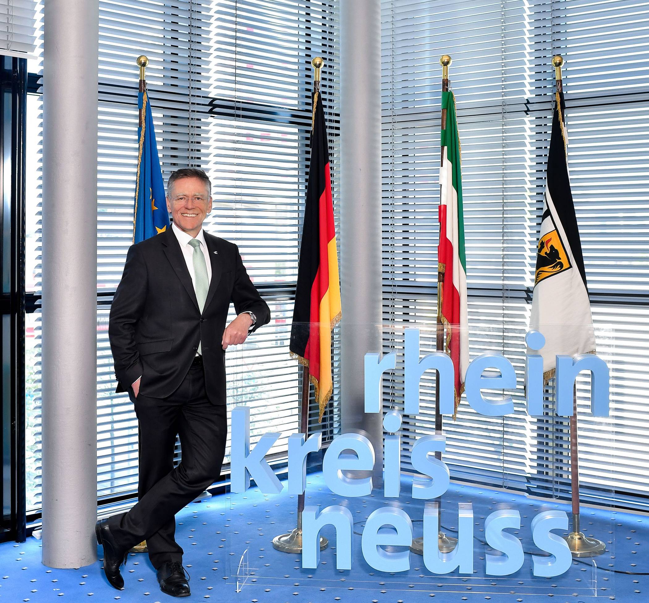  Landrat Hans-Jürgen Petrauschke möchte die hohe Qualität des Mobilfunknetzes im Rhein-Kreis Neuss weiter ausbauen. 
