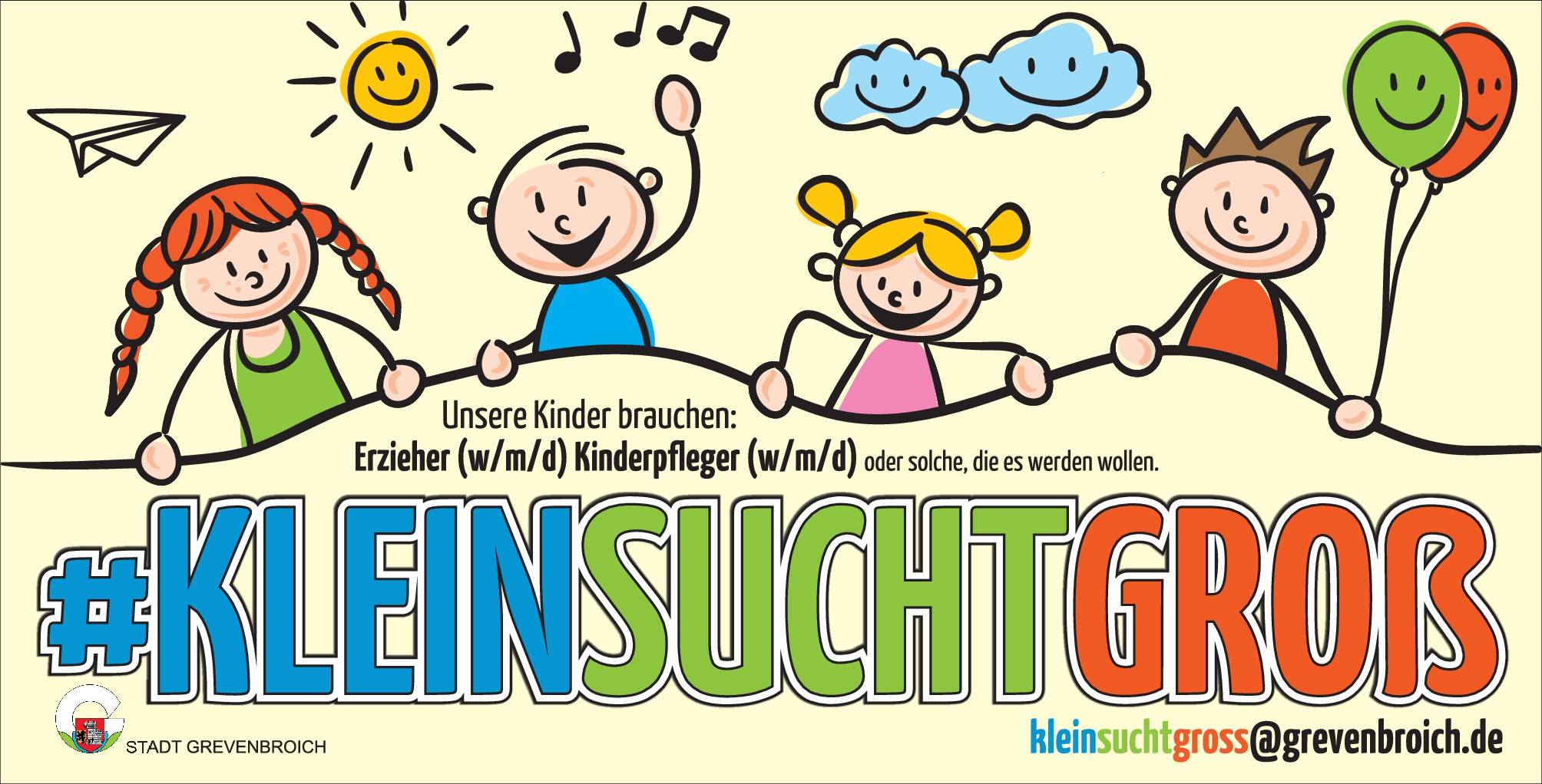 Mit der Kampagne #kleinsuchtgroß wirbt die