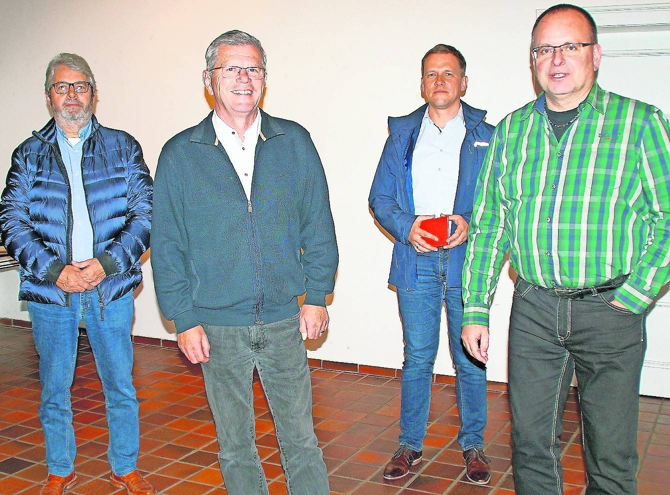  Der neue Fraktionsvorstand: Geschäftsführer Hubert Noehlen, Vorsitzender Hans-Josef Schneider, zweiter stellvertretender Vorsitzender Holger Witting und erster stellvertretender Vorsitzender Norbert John.  