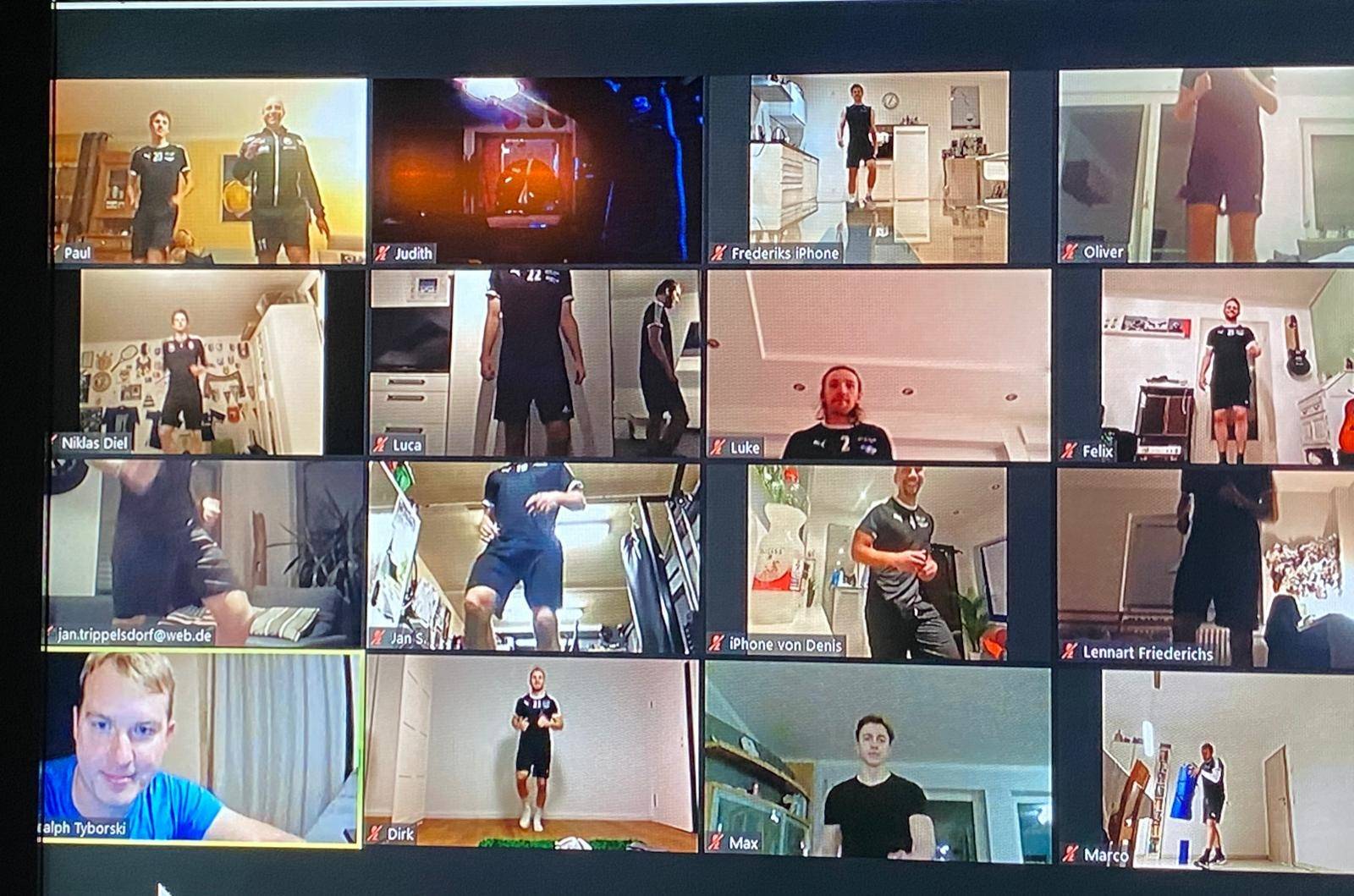  Das digitale Training kommt bei allen gut an und soll auch nach dem Lockdown fortgeführt werden. 