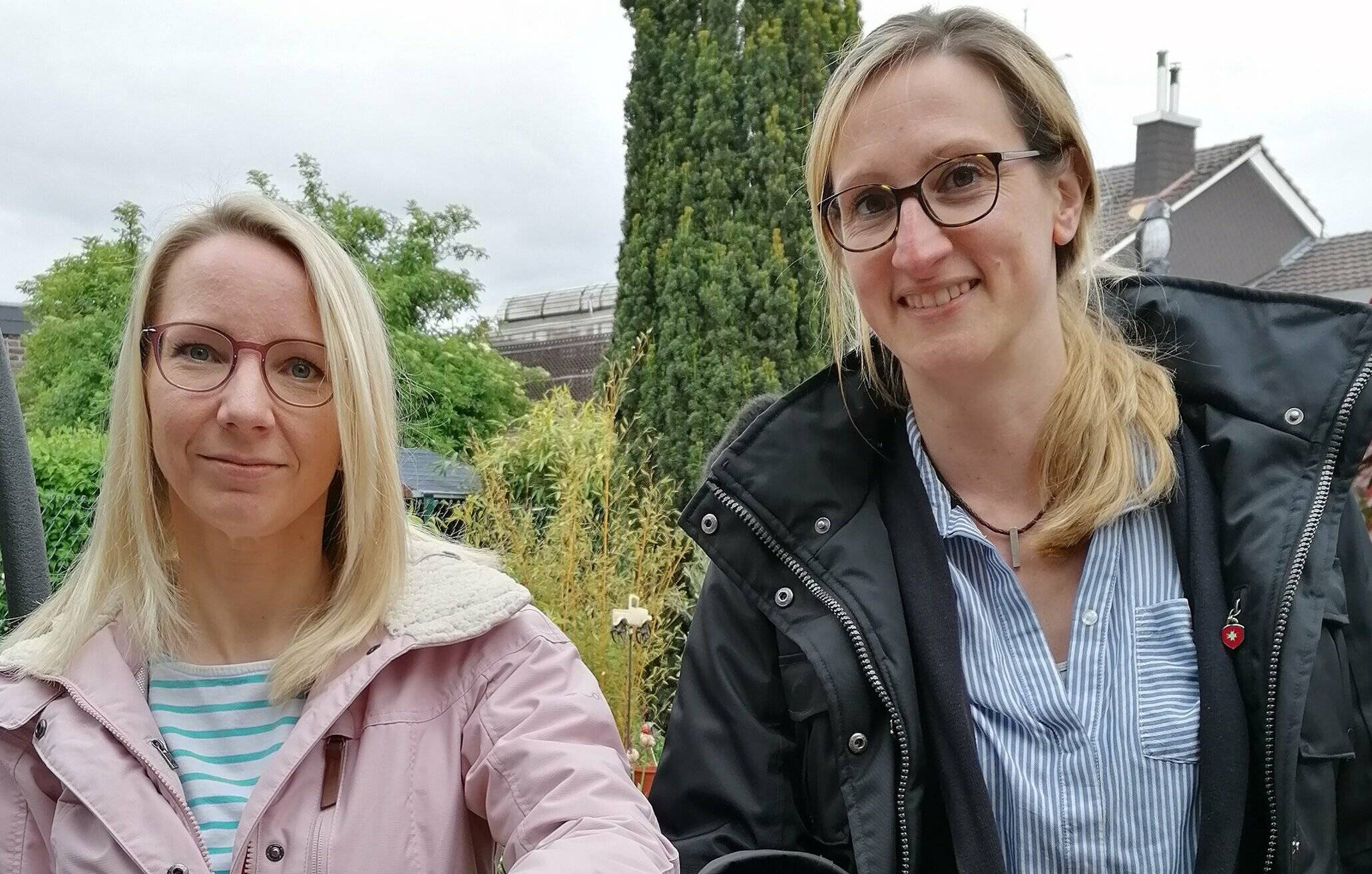  Arbeiten wenn die Kinder von 8 bis 11.30 Uhr in der Schule sind? „Kaum machbar“, finden Andrea Commandeur (links) und Kristina Rohmann.  